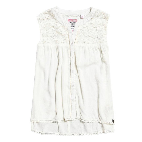 Superdry Γυναικείο αμάνικο πουκάμισο